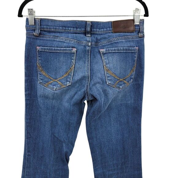 Vtg Victorias Secret Pink Womens Bootcut Jeans Sz 6L Med Wash Stretch Long - Picture 8 of 12